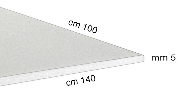 Panneaux de carton plume 5 mm, cm 100x140