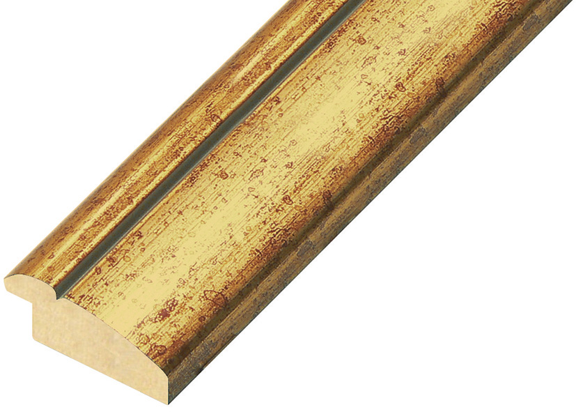 Baguette ayous, larg.40mm, haut.18mm - or antique - 453ORO