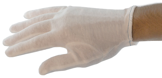 Gants blancs grands