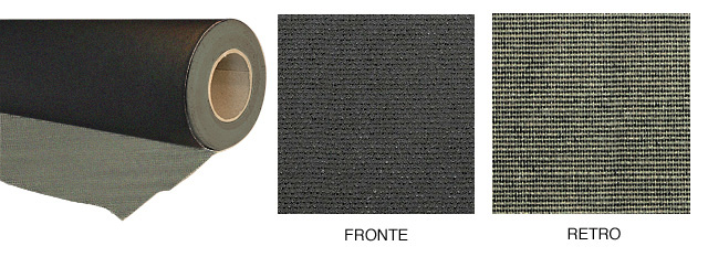Toile coton noire, 310gr/m2, m 5x2,10 (prix au m)