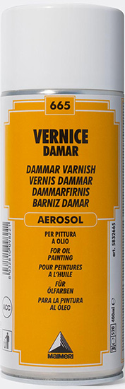 Vernis aérosol final Damar brillant - 400 ml