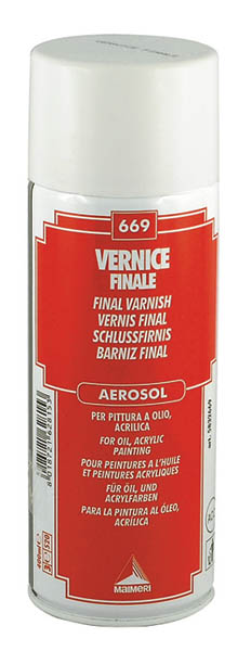 Vernis aérosol final brillant Maimeri - 400 ml