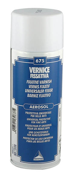 Vernis aérosol fixatif Maimeri - 400 ml