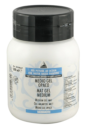 Médium gel mat pour acryliques - 500 ml