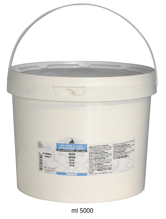 Gesso pour acryliques - 5000 ml