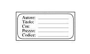 Etiquettes en français p.pochettes 589, mm33x64 - par 100