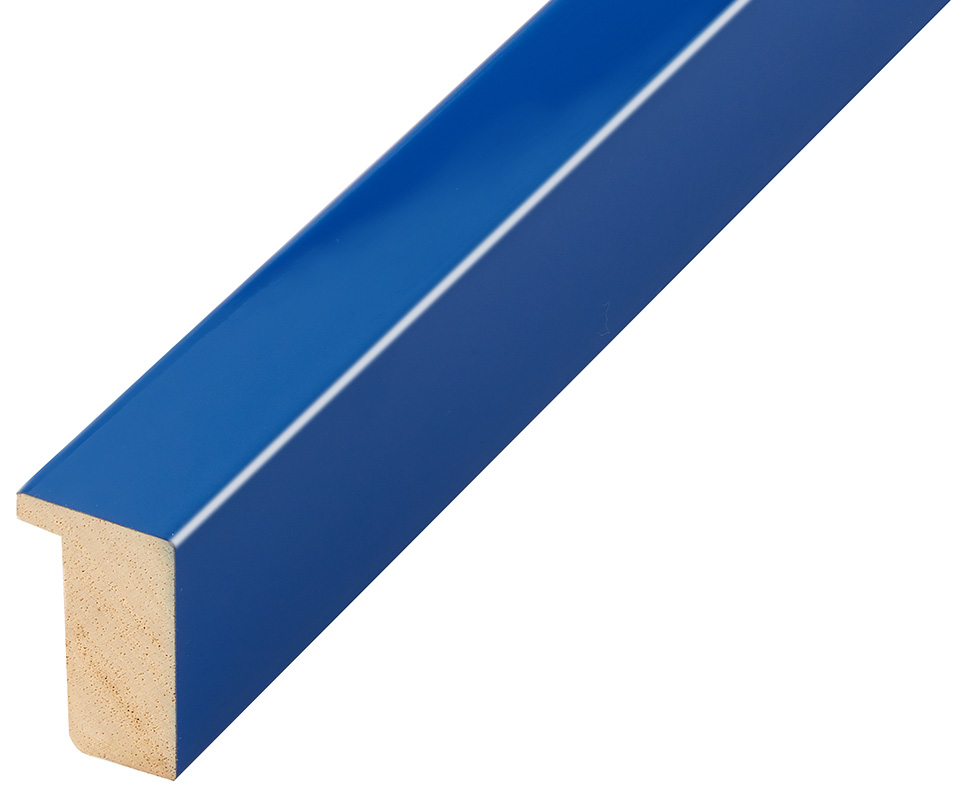 Baguette ayous, larg.20mm haut.32 - bleue brillant