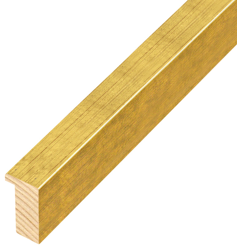 Baguette pin jointé - Largeur 20mm Hauteur 32 - Or - 616ORO