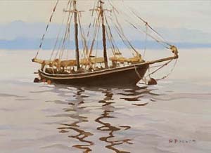 Tableau: Barque - 50x70 cm