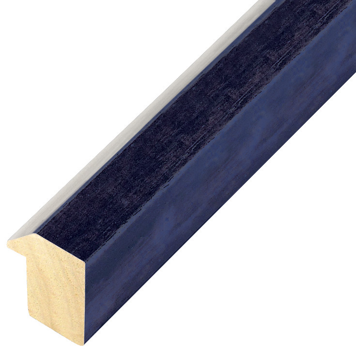 Baguette ayous, larg.27mm haut.35 - bleu