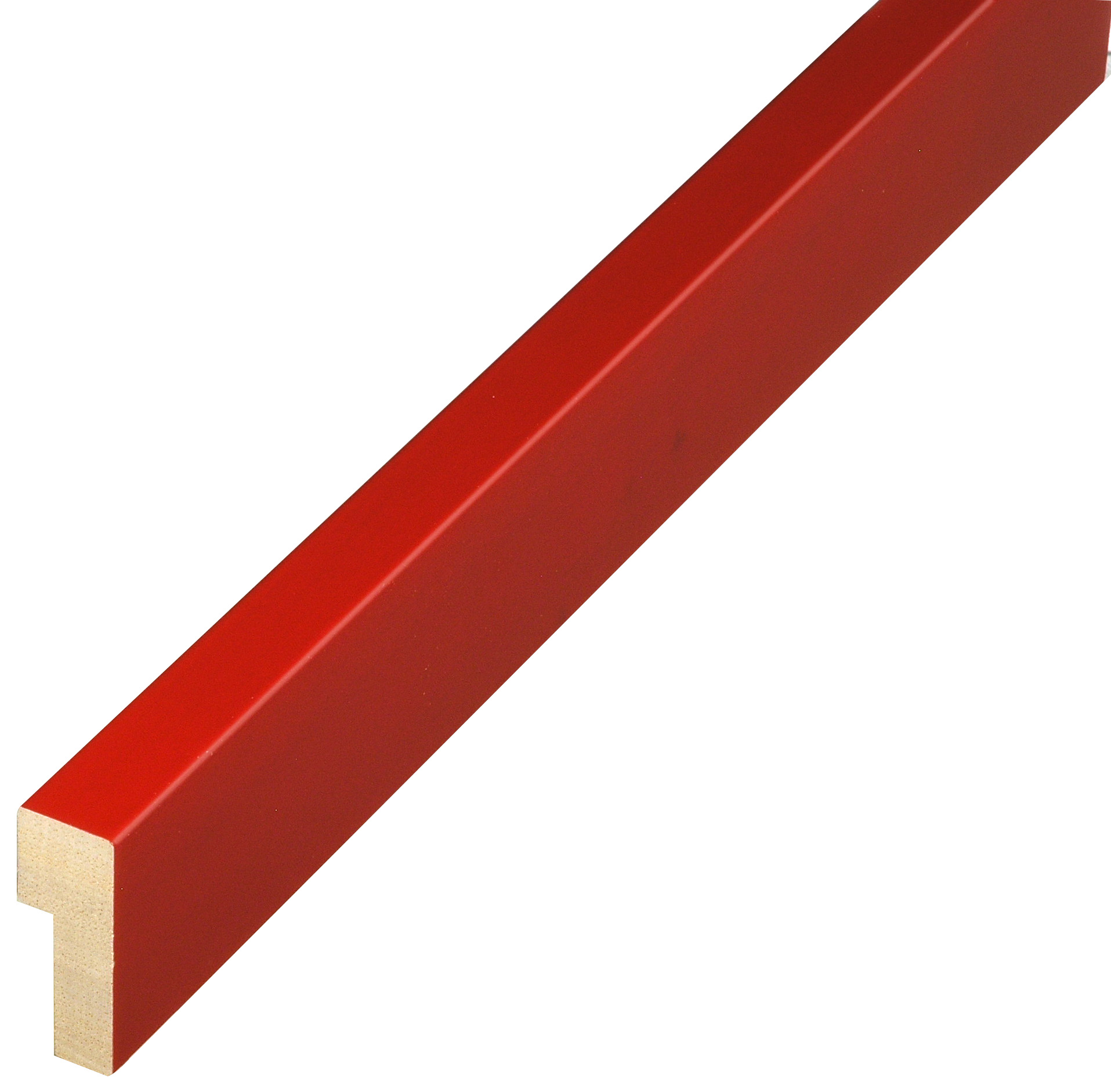 Baguette ajous, larg.15mm, haut.40mm - Rouge - 726ROSSO