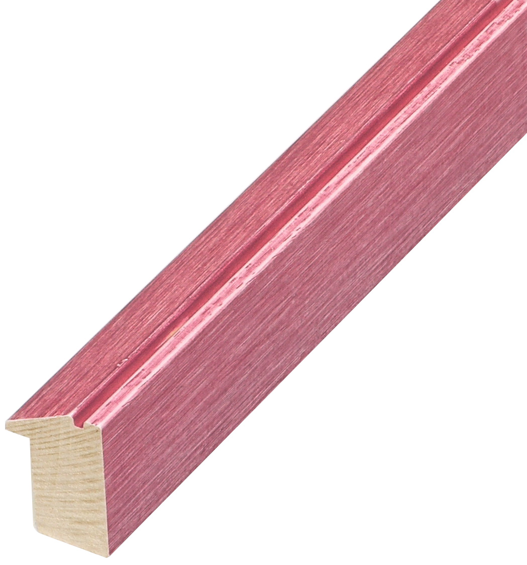 Baguette ayous larg.28mm haut.40 - couleur rose - 727ROSA