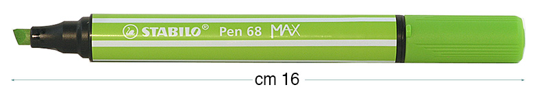 Feutre Stabilo Pen 68 MAX vert clair