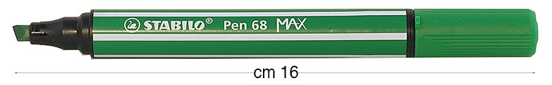 Feutre Stabilo Pen 68 MAX vert émeraude