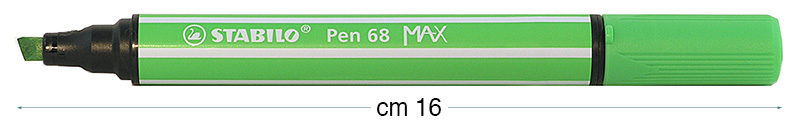 Feutre Stabilo Pen 68 MAX feuille verte