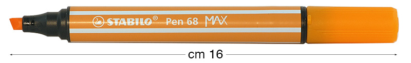Feutre Stabilo Pen 68 MAX orange