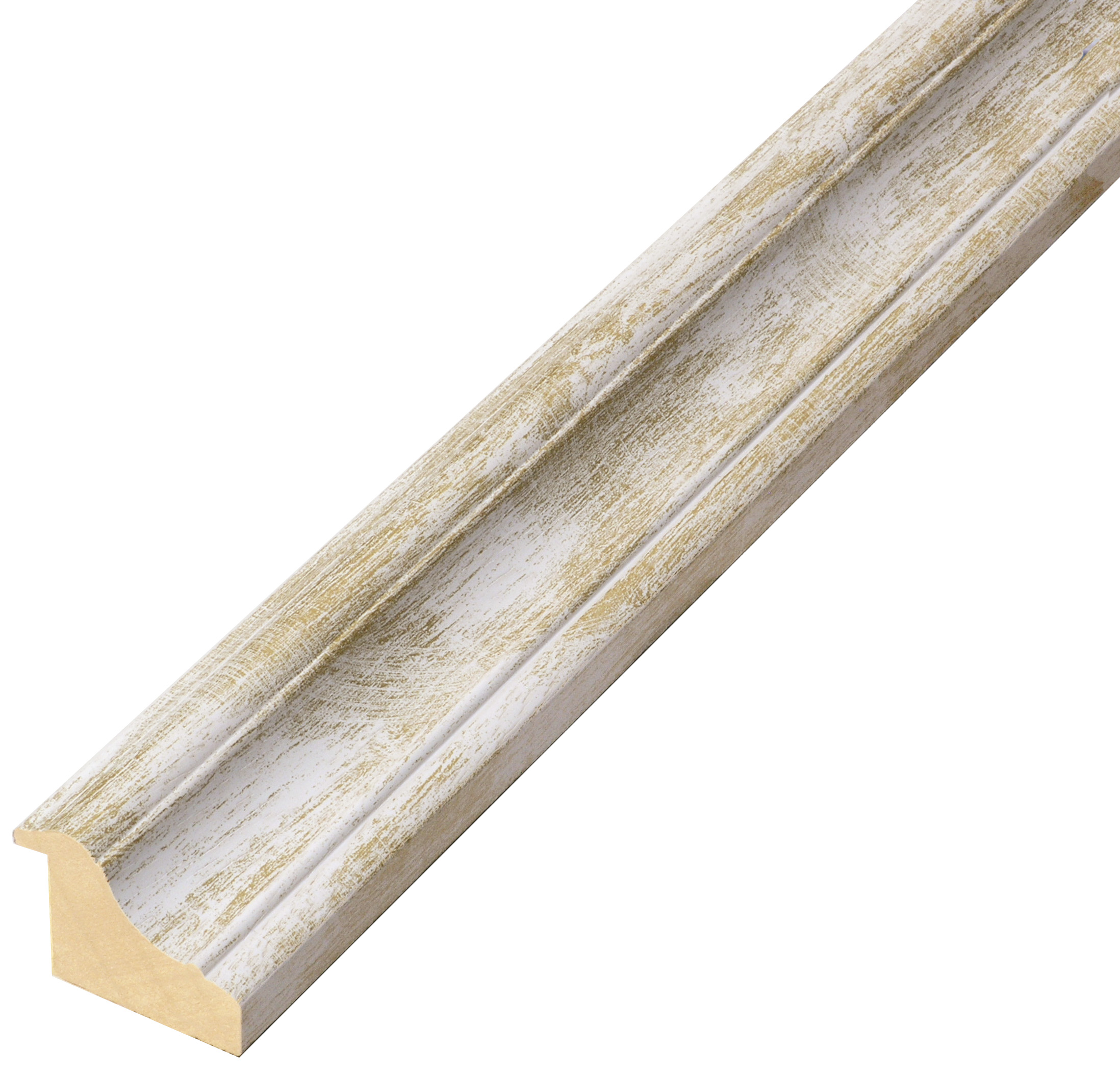 Baguette ayous, larg.44mm, haut.31mm - finition chinée or - 777ORO