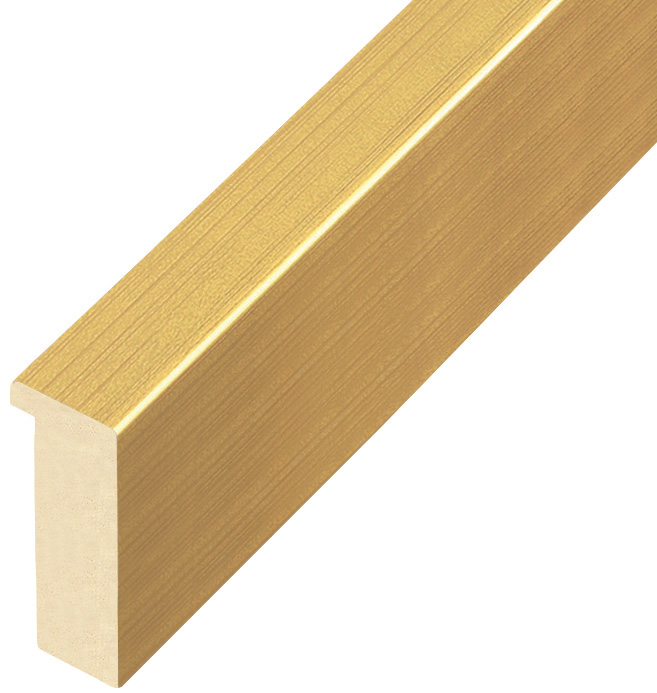 Baguette ayous, larg.20mm haut.45 - or - 823ORO