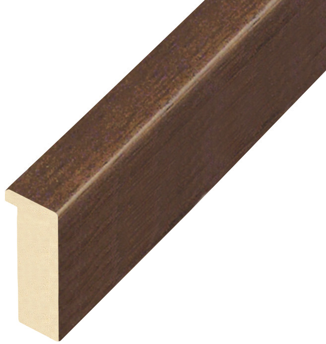 Baguette ayous, larg.20mm haut.45 - noyer - 823NOCE