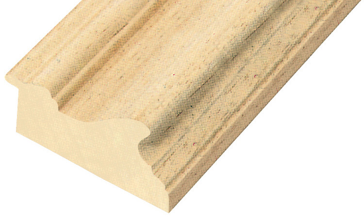 Baguette brute en tilleul, largeur 80mm, hauteur 45mm - 881T