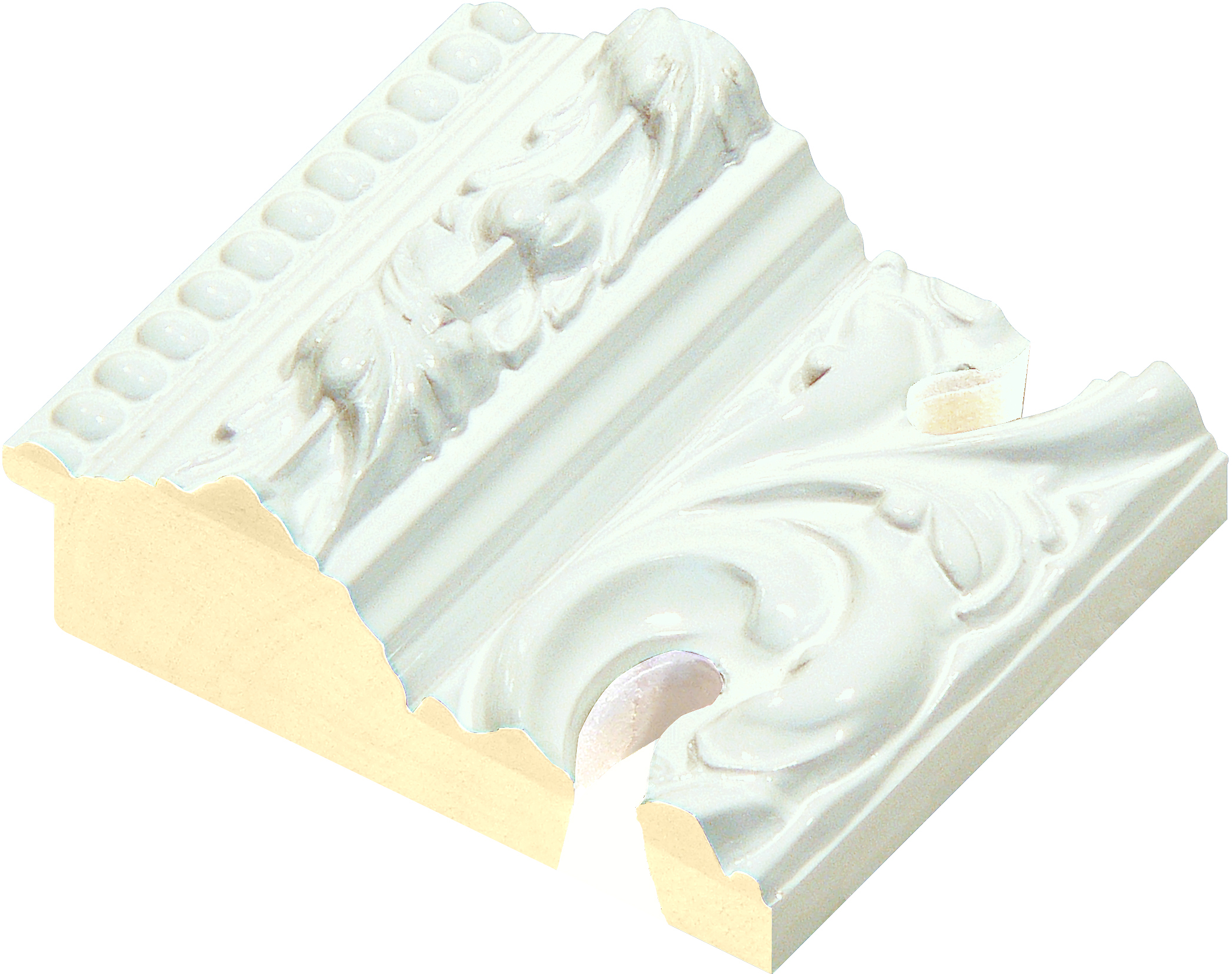 Echantillon à angle baguette 969BIANCO