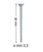 Vis pour fixation des crochets - Par 100 pces