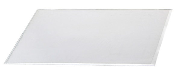 Pochettes PVC cousues, panneau alvéolaire blanc 51x71.