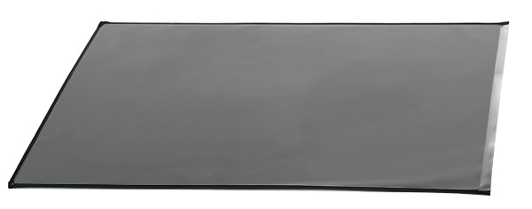 Pochettes PVC transparent, cousues, panneau noir 51x71