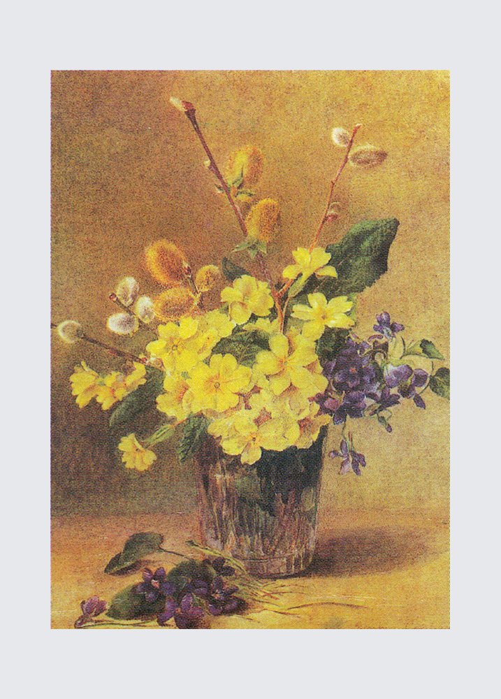 Gravure: Fiori in vaso - 50x70 cm