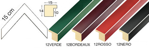 Série complète d'èchantillons à angle de la baguette 12 (4 pièces)