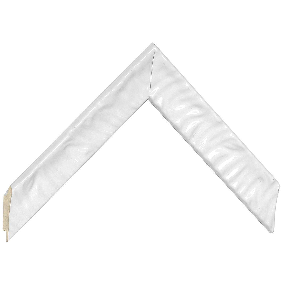 Echantillon à angle baguette 433BIANCO