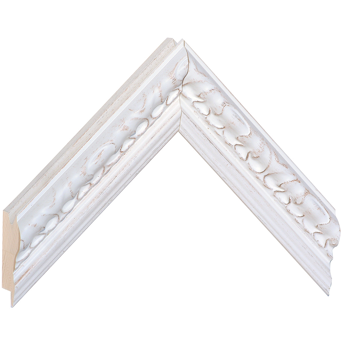 Echantillon à angle baguette 837BIANCO