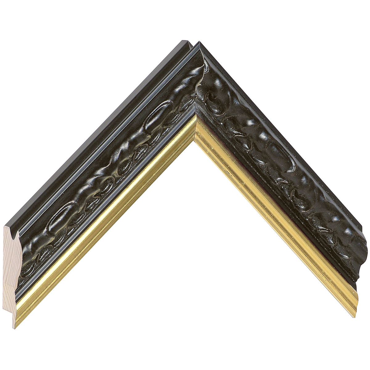 Echantillon à angle baguette 837NERO