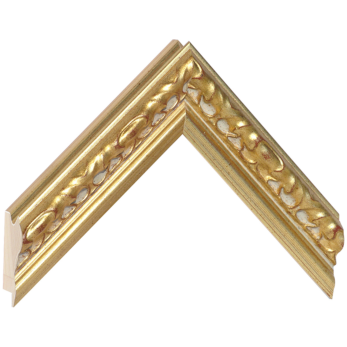 Echantillon à angle baguette 837ORO