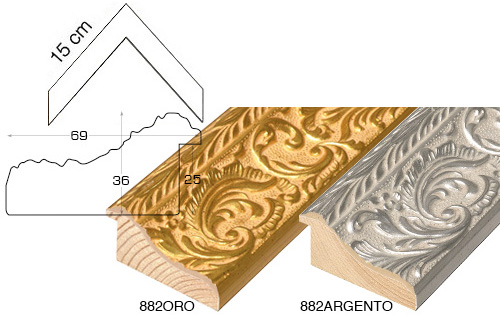 Série complète d'èchantillons à angle de la baguette 882