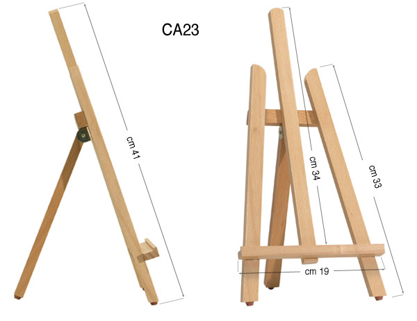 Chevalet pour miniatures en bois