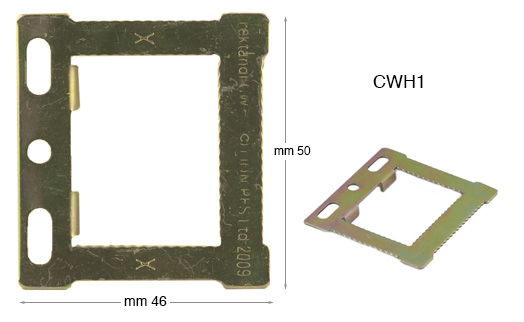 Attaches CWH1 pour tableaux sur châssis - Par 50 pièces