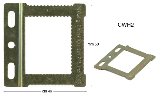 Attaches CWH2 pour cadres - Boîte 50 pièces