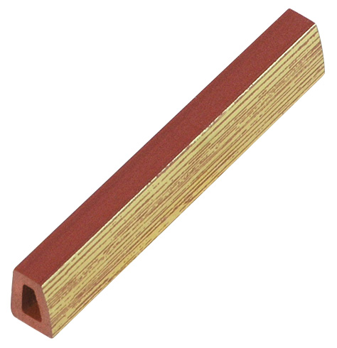 Hausse plastique 10mm - or strié - D10GRAF