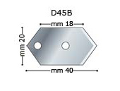 Lames de rechange pour DAFA - Par 5 lames