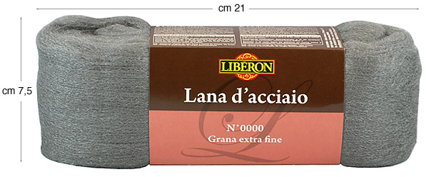 Laine d'acier extra fine n. 0000 -100 grammes