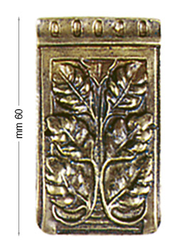 Ornement d'angle finition bronze 60 mm - Lot de 4 pièces