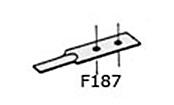 70291 - Languette pour F18 - F12