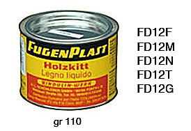 Pâte de bois Fugenplast - pot de 110 gr. - Noyer