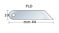 Lames pour Fletcher Oval/Circle - Par 10 lames