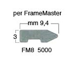 Fléchettes pour FrameMaster 9 mm - Par 5000 pces