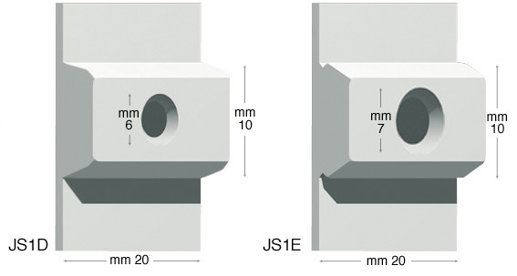 Connecteur pour JS1 pour mur régulier - 50 pces