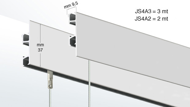 Rail en aluminium 