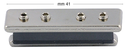 Connecteur plat pour relier 2 tronçons de rail