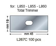 Lames p. instrument de découpe Logan L850/855 - Par 100 pcs